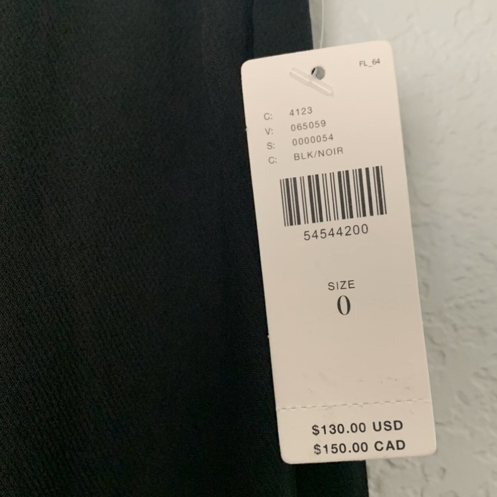 Anthropologie Zinnia Trousers Flare Pants NWOT US size 0 business casual black - Picture 4 of 12